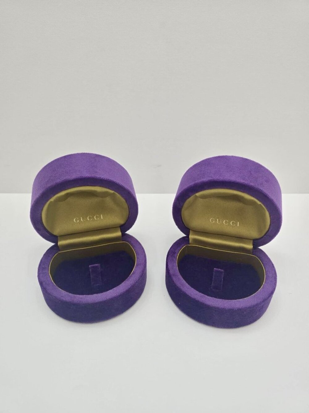 Gucci Purple Ring Boxes